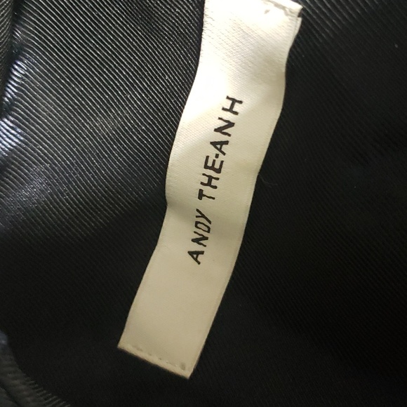 (L) Andy The-Anh Metallic Navy Blazer Black Tie Occasion Luxury Formal Office - Picture 8 of 8